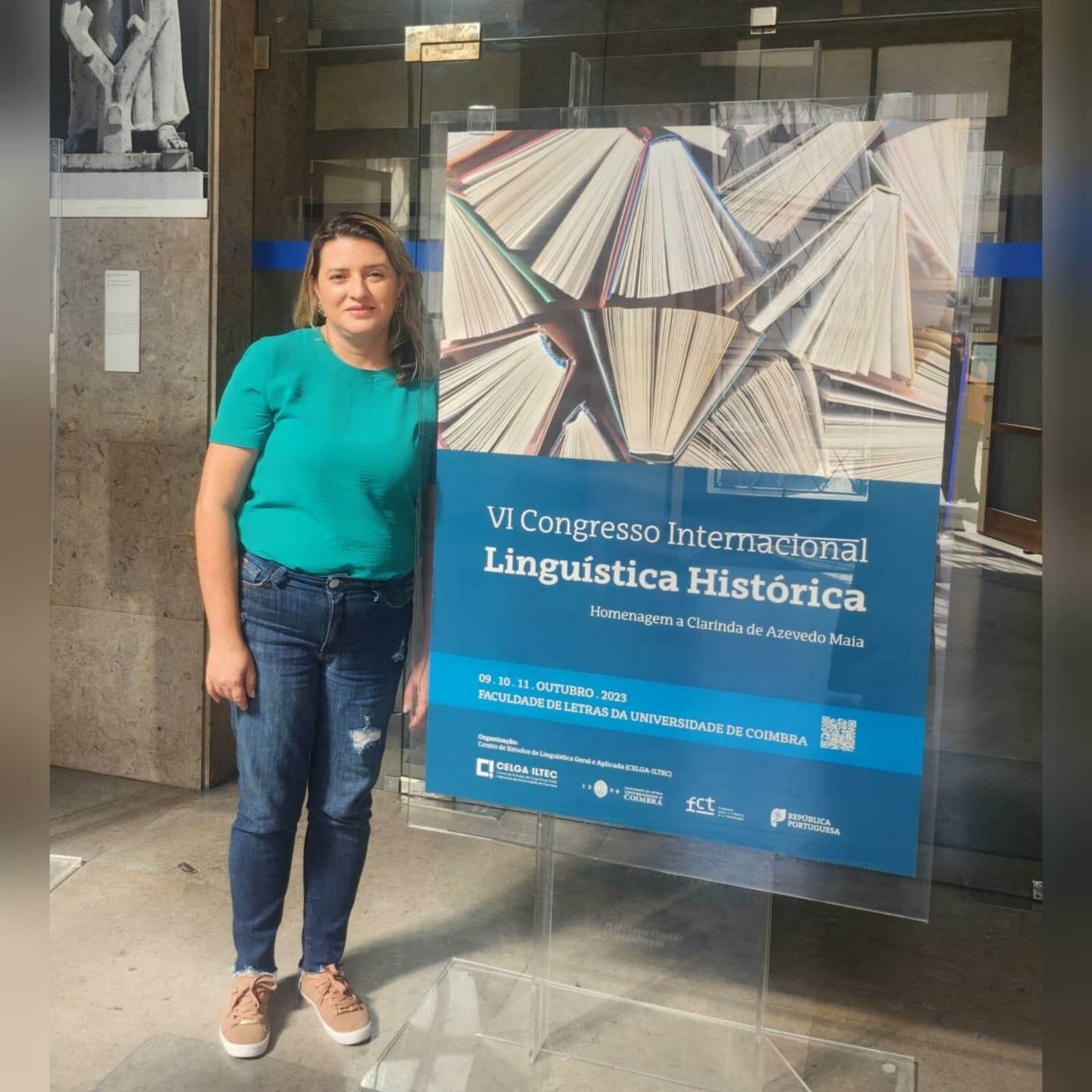 Imagem de compartilhamento para o artigo Wanessa Rodovalho de Costa Rica participa do 6º Congresso Internacional de Linguística em Portugal da MS Todo dia